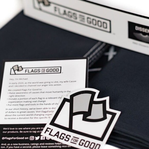 New RBG Dissent Garden Flags. Ruth Bader Ginsburg inspires from the Garden! - Picture 2 of 3